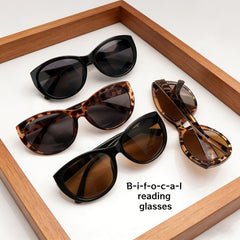 KERECSEN Bifocal Reading Sunglasses for Women With Blue Light Blocking  And UV Protection