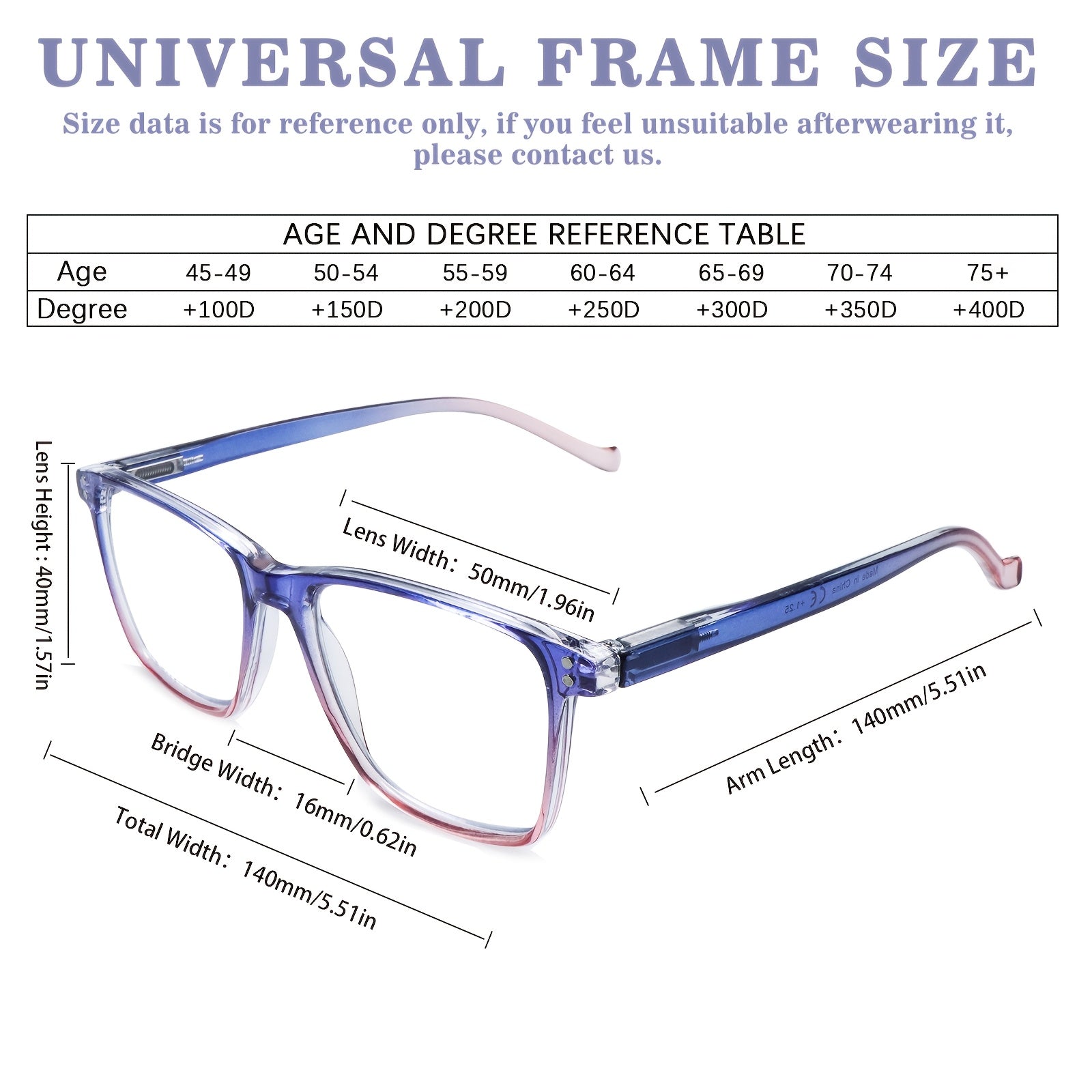 KERECSEN Blue Light Blocking Reading Glasses Suitable for Computer, Digital Screens &, Spring Hinge Eyewear with Full-Rim Frames, Round/Rectangle for Computer Syndrome, Office & Commuting