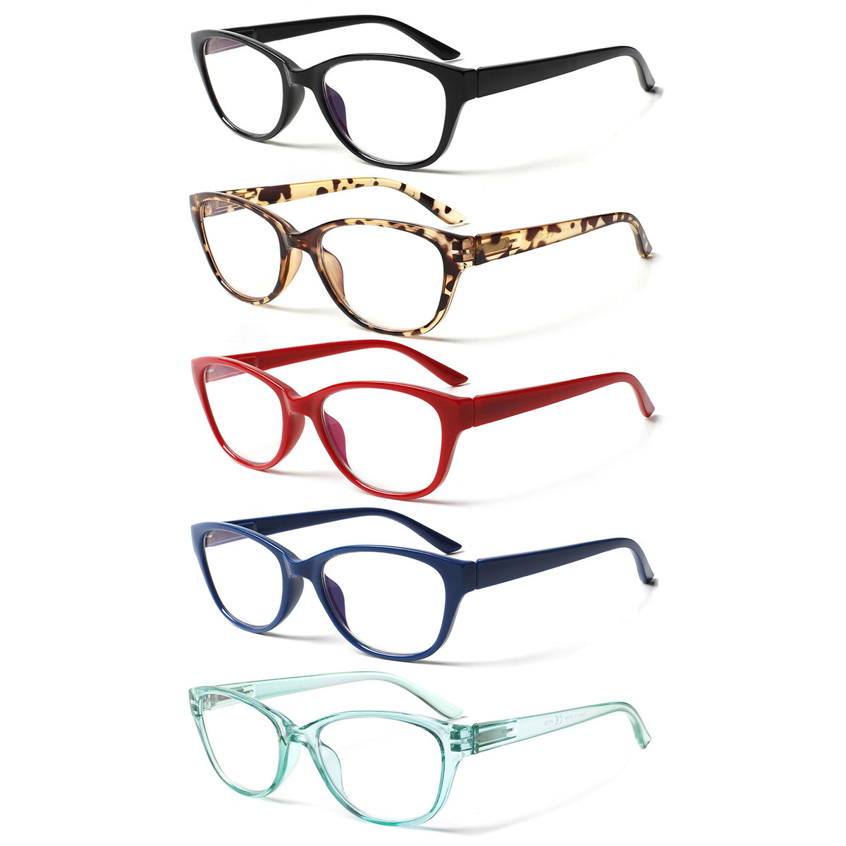5 Pack Reading Glasses for Women Men Blue Light Blocking Glasses Computer Readers