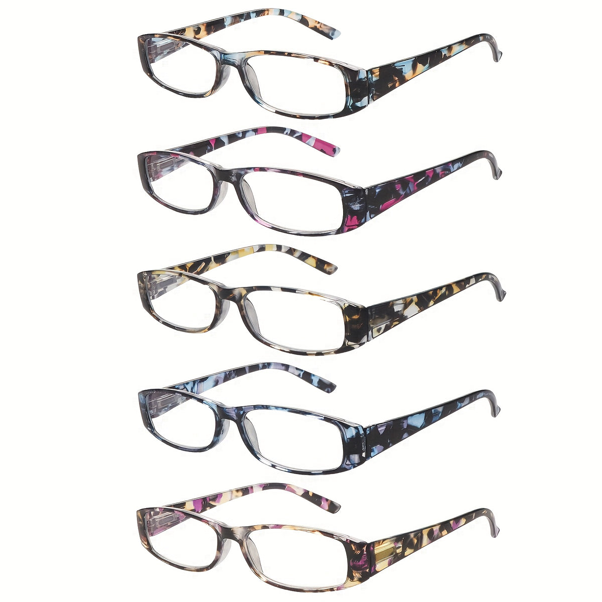 KERECSEN Reading Glasses With Block Blue Light Lense Featuring a Lightweight And Comfortable Frame with Adjustable Spring Hinges, Designed for Women and Men