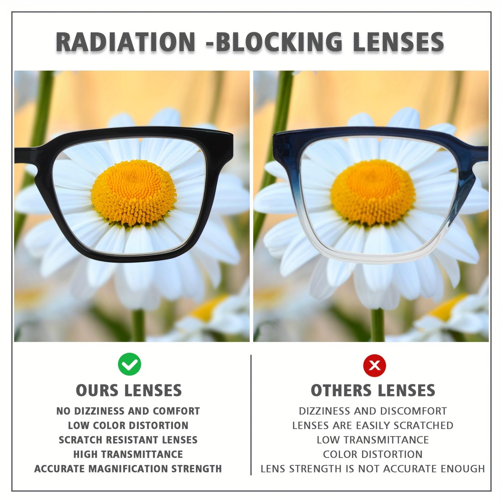 5 Pack Reading Glasses for Women/Men  Anti-Blu-ray Computer Reader Spring Hinge Vintage Eyeglasses