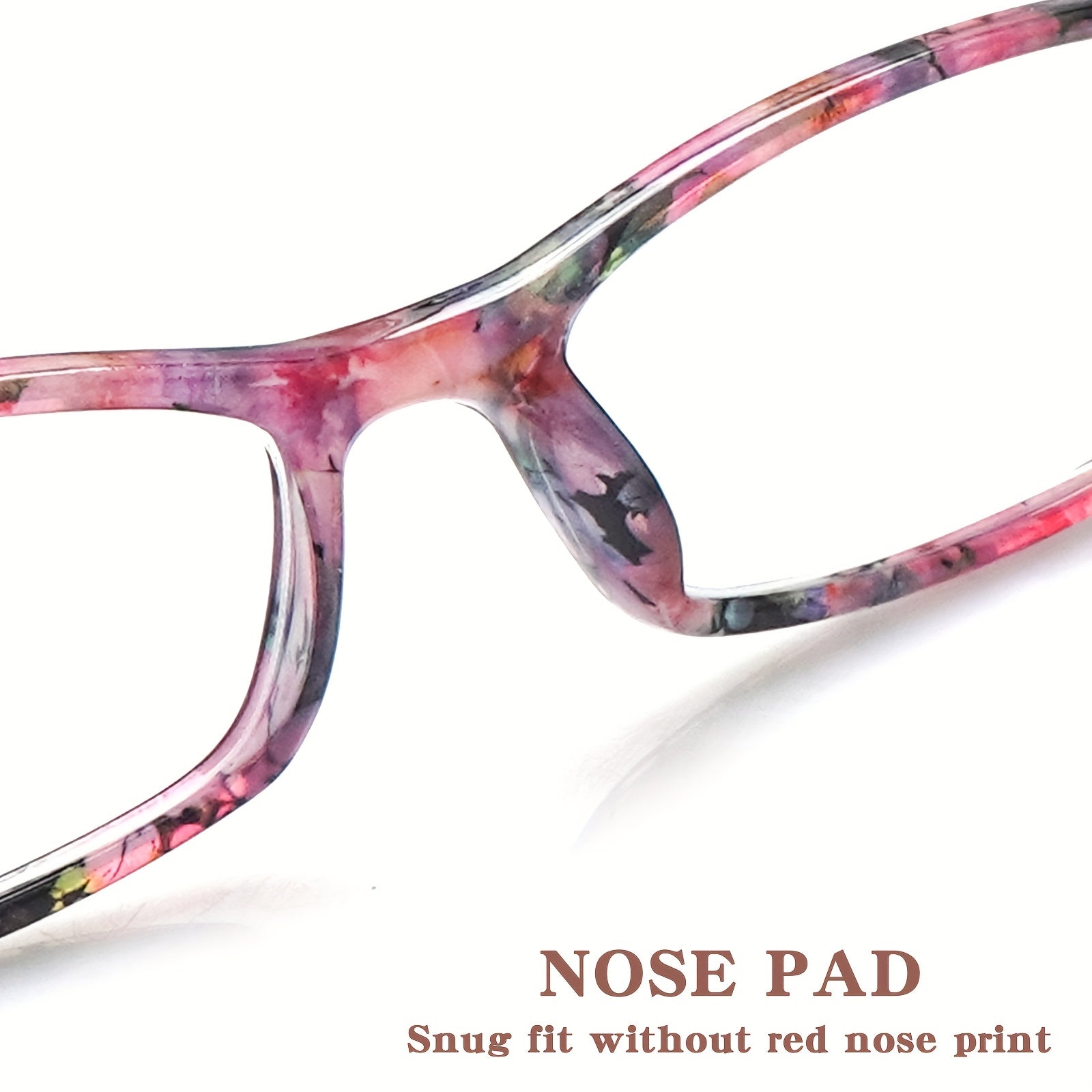6 PACK Fashionable Anti-blue Light Reading Glasses, Spring Hinges, Specially Designed for Women, Fashionable Accessories, Comfortable Striped Design, Comfortable to Wear. Suitable for Reading, Computer Work, And Daily Commuting.