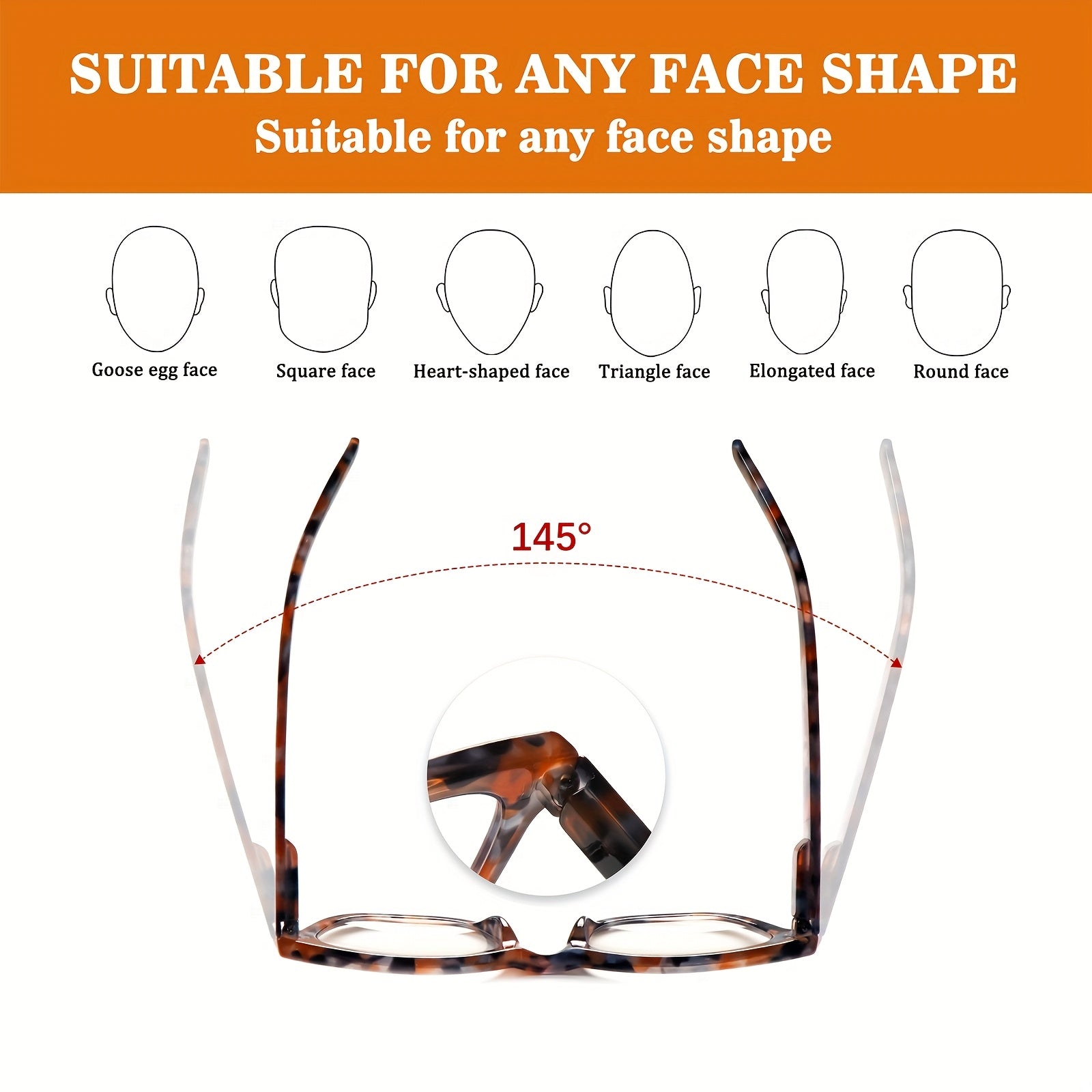 KERECSEN pack Stylish Anti-blue Light Reading Glasses, Specially Designed for Women, with Stylish Lace Frames/spring Hinges, Advanced Blue Light-blocking Lenses Effectively Relieve Eye Strain. Ideal for Daily Commuting And Reading