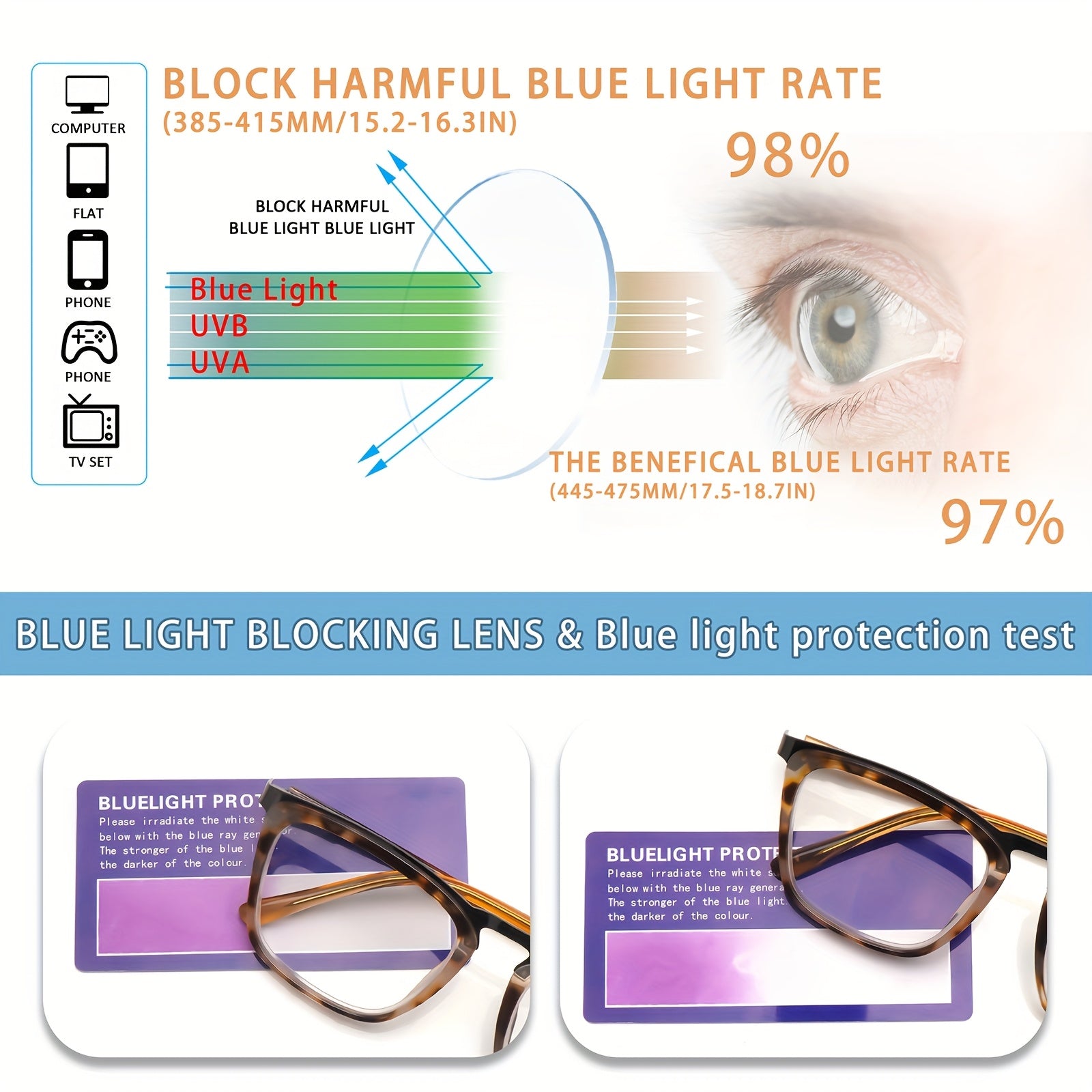 EKRECSEN Set of 3 Anti Blue Light Reading Glasses - Tortoiseshell Metal Frame, Flexible, with Triple-Functional Lenses. Elegant Glasses for Both Men And Women, Ideal for Reading. High-Quality, Comfortable Unisex Glasses for Winter 2025