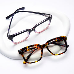 KERECSEN Progressive Blue Light-blocking Reading Glasses, Specifically for Women, Featuring Square And Round Frames with Spring Hinges, Fit Various Face Shapes. Perfect Choice for Outdoor Activities, Computer Work, Everyday Use. A Great Holiday Gift.