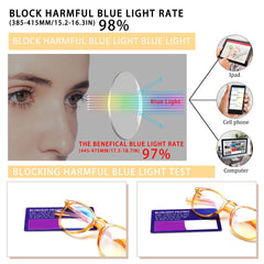 3 Pack Reading Glasses Fashionable Women's Men's Use Eyeglasses Anti-Blue Light Blocking Electronics Blue Light