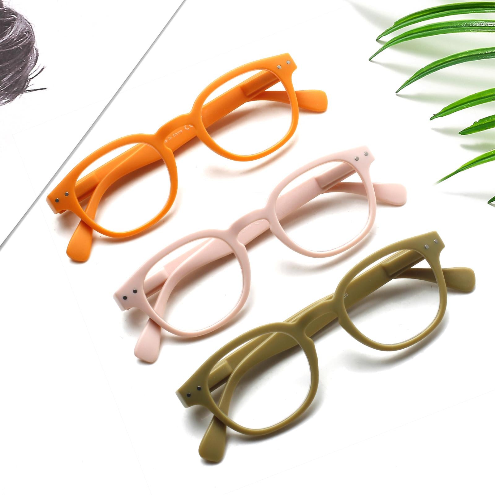 6 Pack Reading Sunglasses for Women and Man Sun Readers Glasses Spring Hinge Outdoor Sunglasses