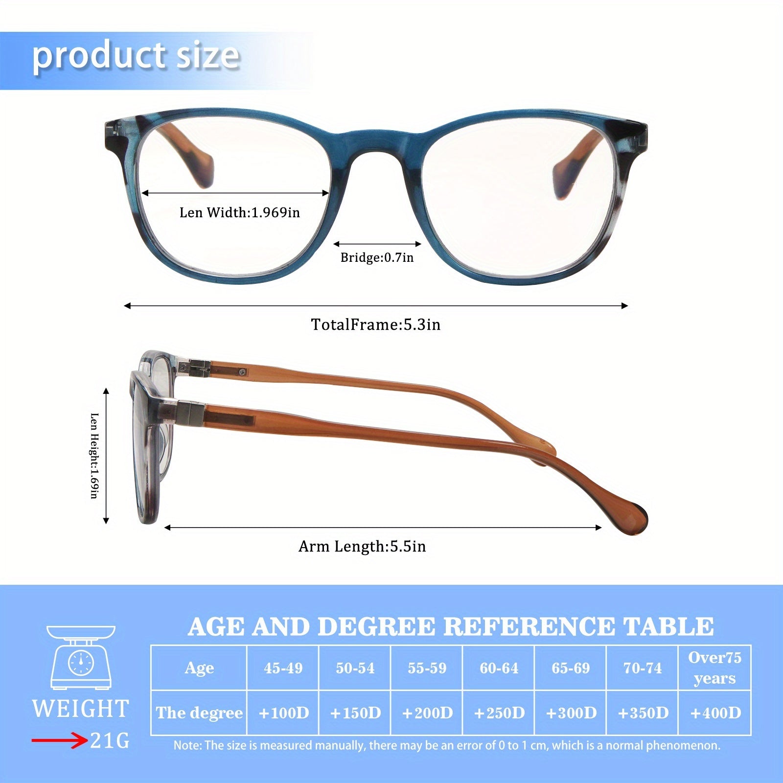 KERECSEN 3-Pair Anti-Blue Light Reading Glasses with Protection & farsight - Rimless Eyewear Suitable for Computer, Smartphones, Driving - Unisex & Frame, Sturdy Hinges, Holiday Gift (3-Pair Value)