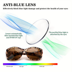 KERECSEN Bifocal Reading Sunglasses for Women With Blue Light Blocking  And UV Protection