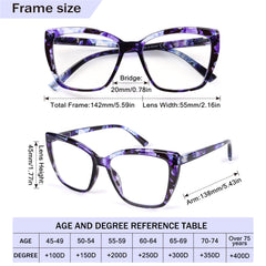 3 Pack Reading Sunglasses For Women - Fashion UV400 Sunglasses With Readers Built In Sun Outdoo