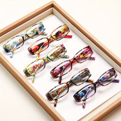 KERECSEN Anti-Blue Light Reading Glasses with Blocking Lenses, Metal Spring Hinges & Plastic Frame - Suitable for Women & Computer & Book Reading Glasses, Gift for Digital Eye, Glare, Cost-Effective