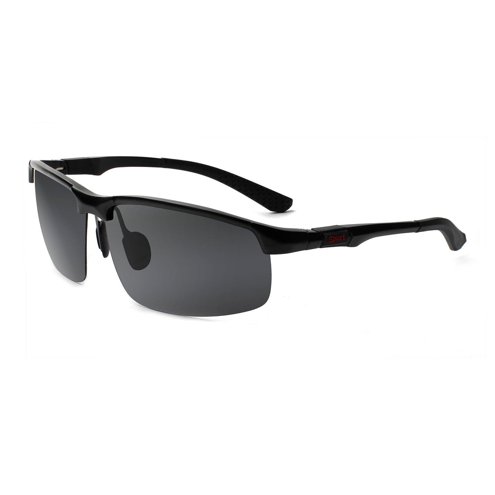 Mens Sports Polarized Sunglasses for Men - Al-Mg metal 3121