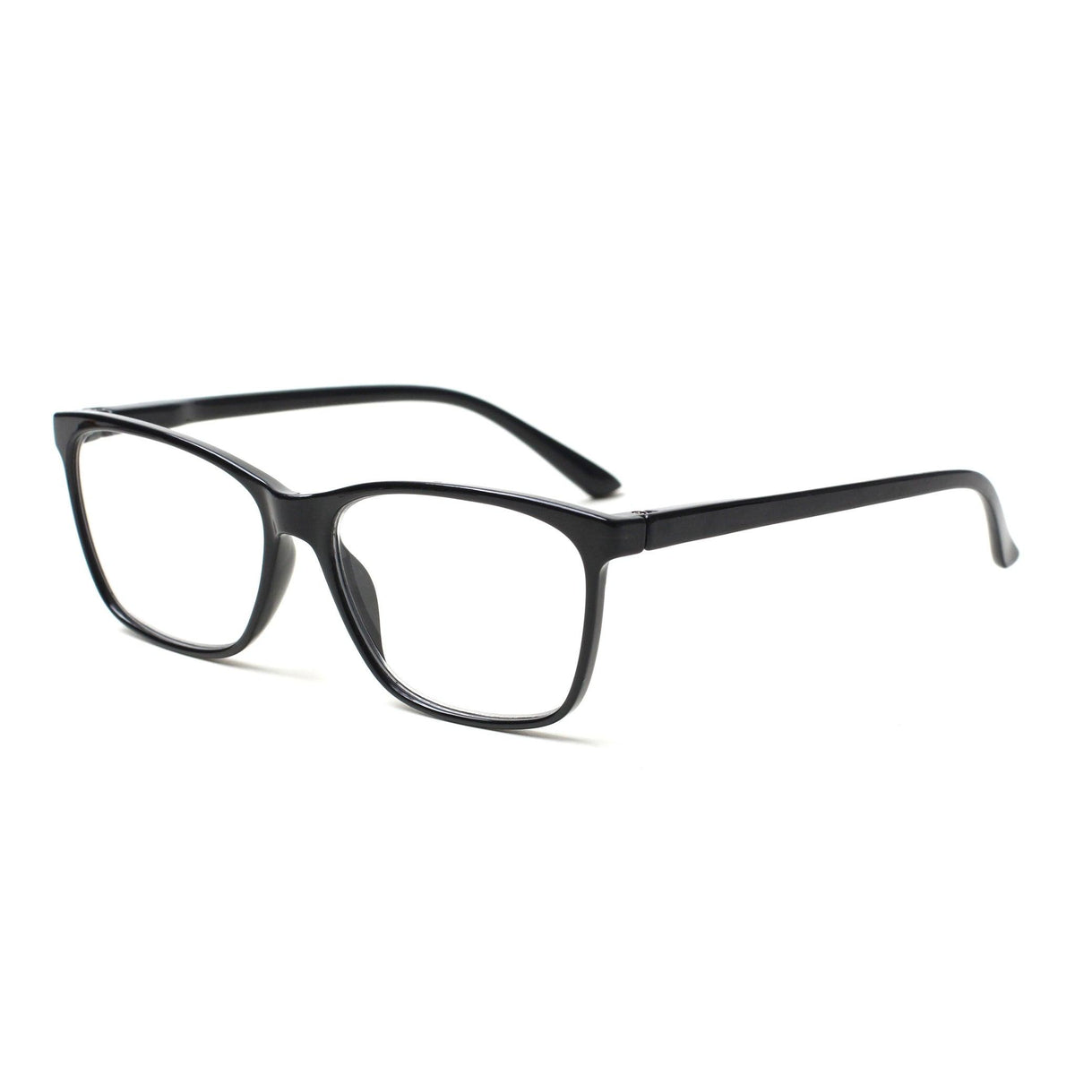 Reading Glasses for Men and Women with Classic Rectangular Lenses 246 Black