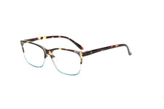 Reading Glasses for Men and Women with Classic Rectangular Lenses 246 Blue