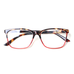 Reading Glasses for Men and Women with Classic Rectangular Lenses 246 Red