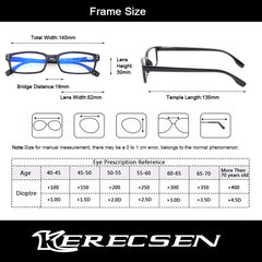 KERECSEN 3 Pack Rectangle Reading Glasses includes sun Readers Unisex 097 - kerecsen